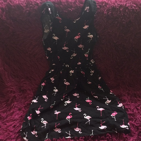 Other - Flamingo print dress knot back dress Other - Flamingo print dress knot back dress